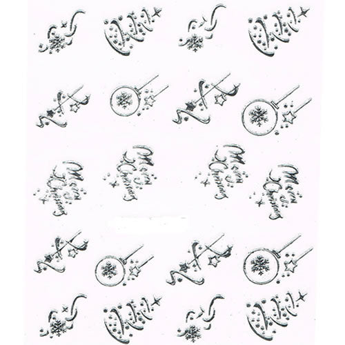 2D Nail Art One Stroke Sticker 25023