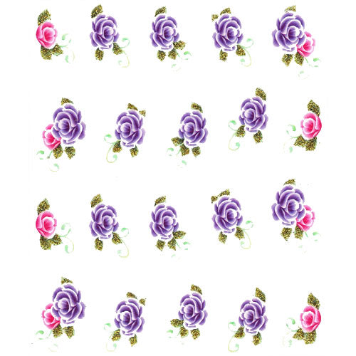 2D Nail Art One Stroke Sticker 25112