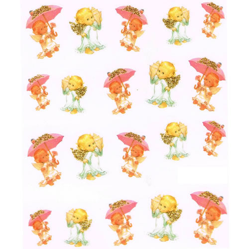 2D Nail Art One Stroke Sticker 25148