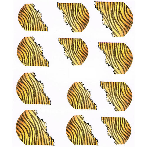 2D Nail Art One Stroke Sticker 25152