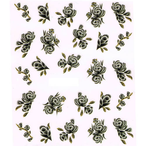2D Nail Art One Stroke Sticker 25165