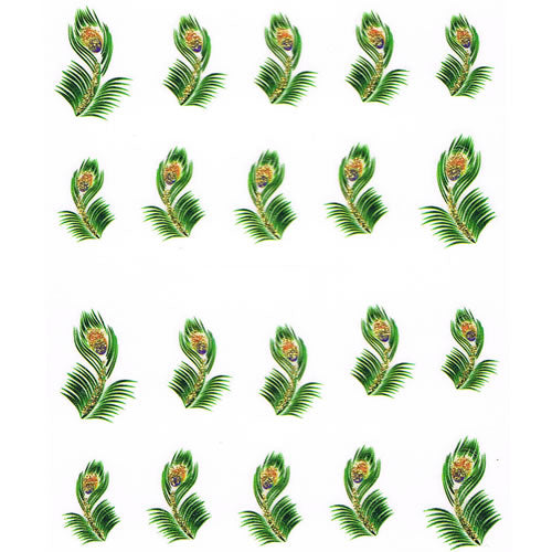 2D Nail Art One Stroke Sticker 25202