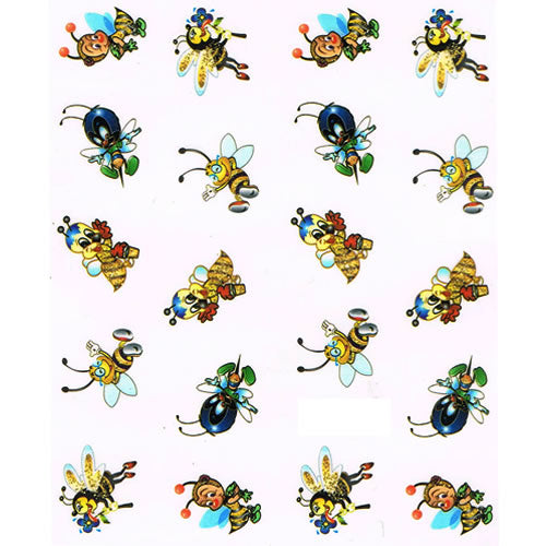 2D Nail Art One Stroke Sticker 25219