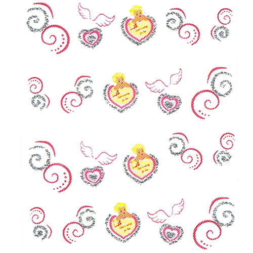 2D Nail Art One Stroke Sticker 25240