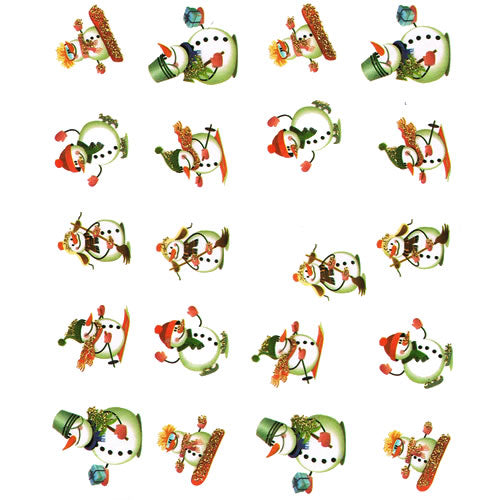 2D Nail Art One Stroke Sticker 25269