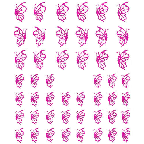 2D Nail Art One Stroke Sticker 25375