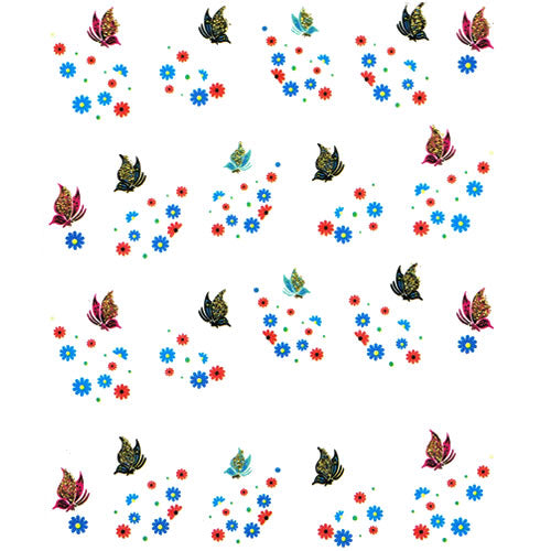 2D Nail Art One Stroke Sticker 25473