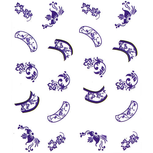 2D Nail Art One Stroke Sticker 25499