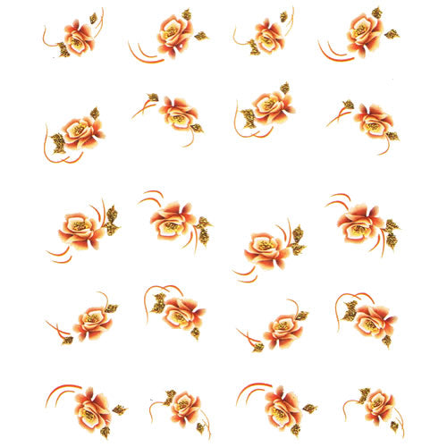 2D Nail Art One Stroke Sticker 25539