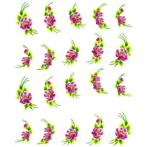 2D Nail Art One Stroke Sticker 25581