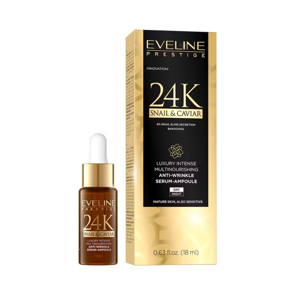 24K SNAIL & CAVIAR multinährendes Anti-Falten Serum-Ampulle, 18 ml