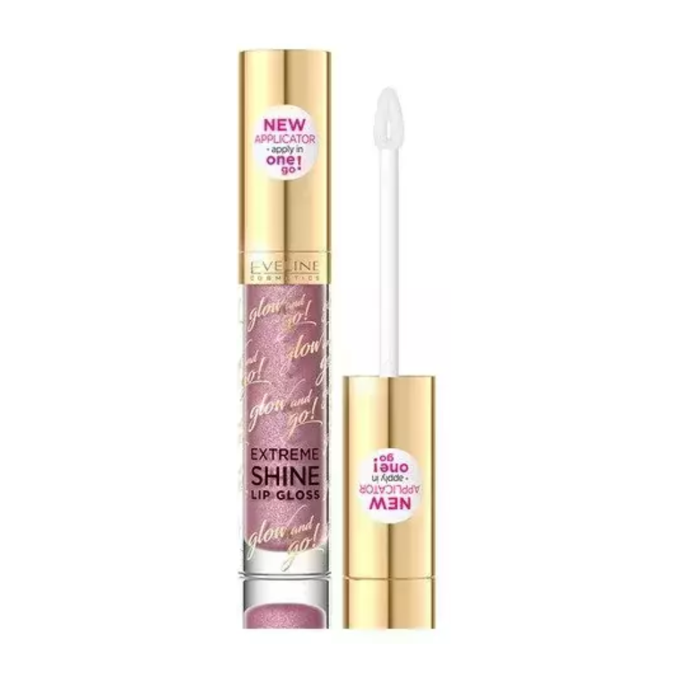 EVELINE Lipgloss GLOW and GO! 08 – Dreamy Purple, 4,5 ml