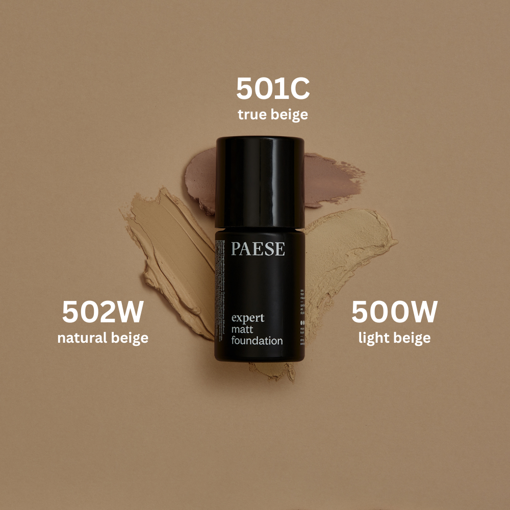 Expert Matt Foundation, 30ml, 501C True Beige