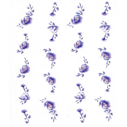 2D Nail Art One Stroke Sticker BLE047