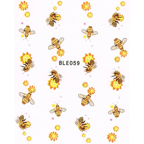 2D Nail Art One Stroke Sticker BLE059