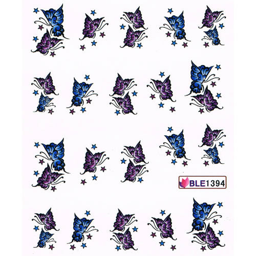 2D Nail Art One Stroke Sticker BLE1394