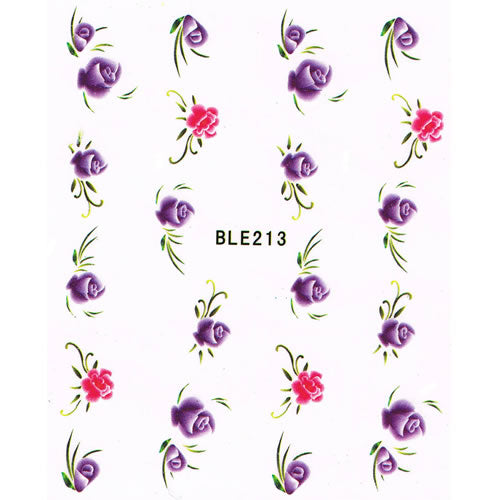 2D Nail Art One Stroke Sticker BLE213