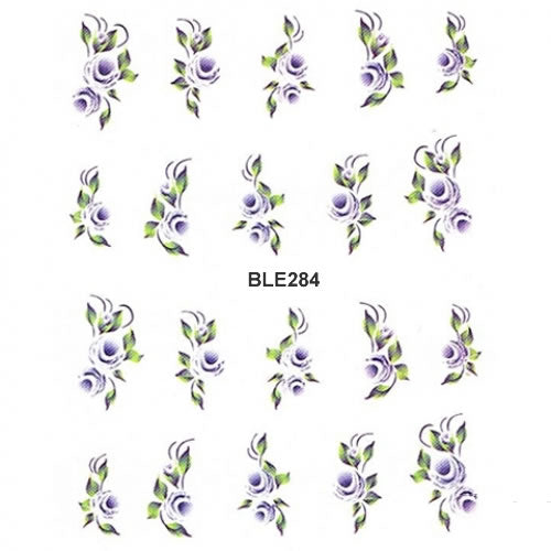 2D Nail Art One Stroke Sticker BLE284