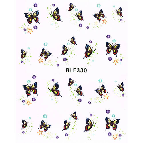 2D Nail Art One Stroke Sticker BLE330