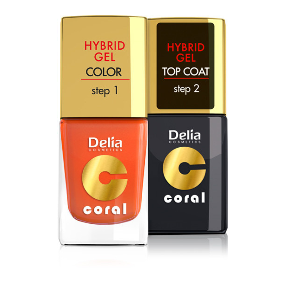 CORAL Hybrid Gel - Set 02, 2 x 11 ml