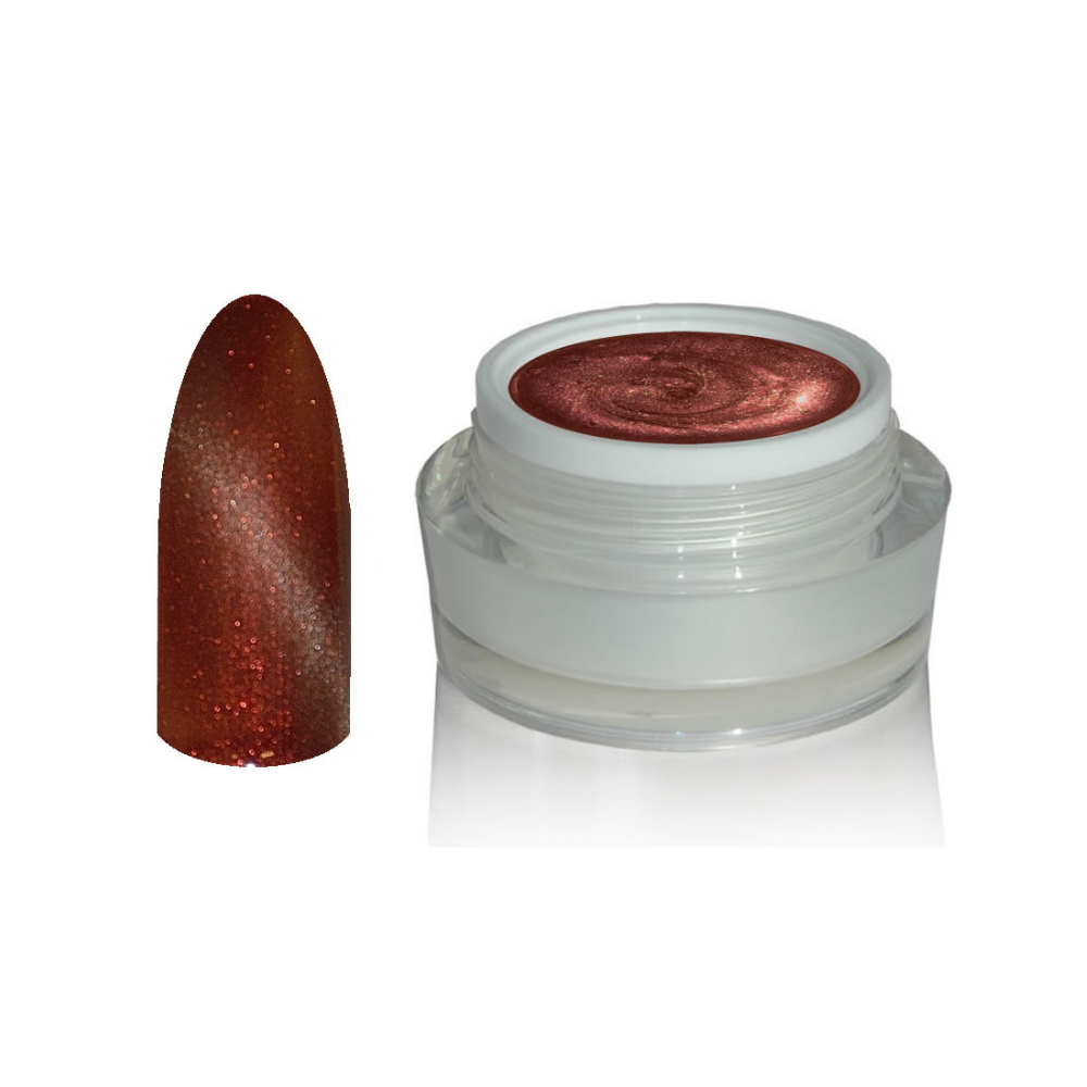 UV Gel - 828 Cat Eye Gel Mexican Brown, 5 ml