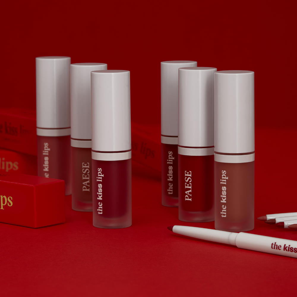 The Kiss Lips Liquid Lipstick, 3.4ml, 05 Raspberry Red