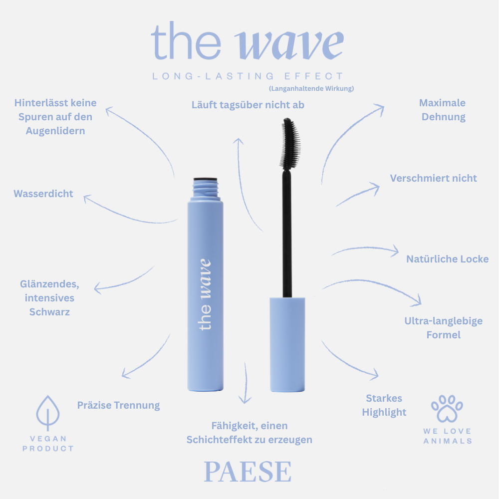 Mascara, 10ml, The Wave