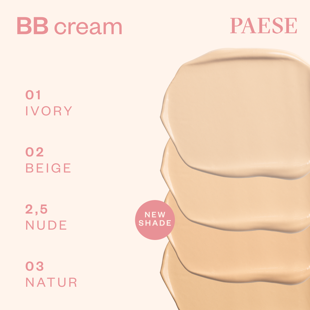 BB Cream with hyaluronic acid, 30ml, 2,5 NUDE