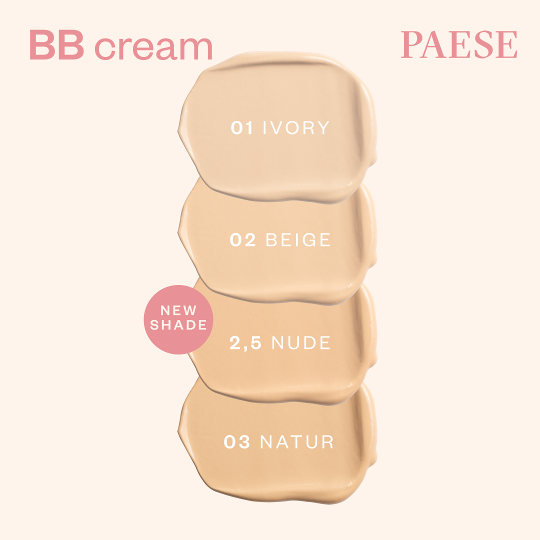 BB Cream with hyaluronic acid, 30ml, 2,5 NUDE