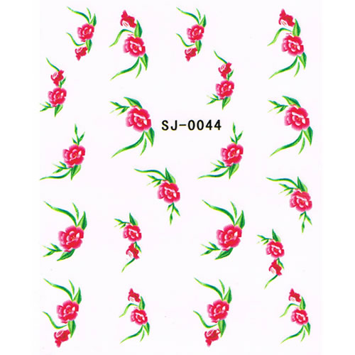 2D Nail Art One Stroke Sticker SJ-0044