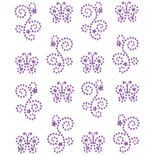 Strasssteine Nail Sticker, lila 32050