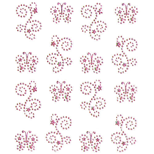 Strasssteine Nail Sticker, Pink 32065
