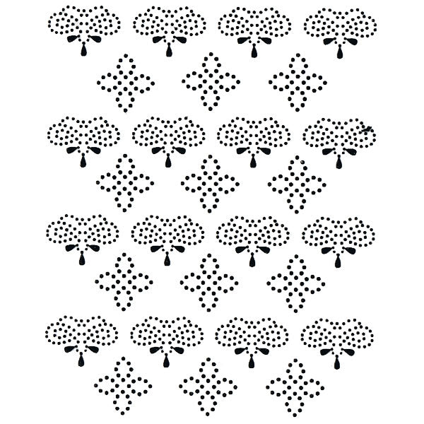 Strasssteine Nail Sticker, Schwarz 32100