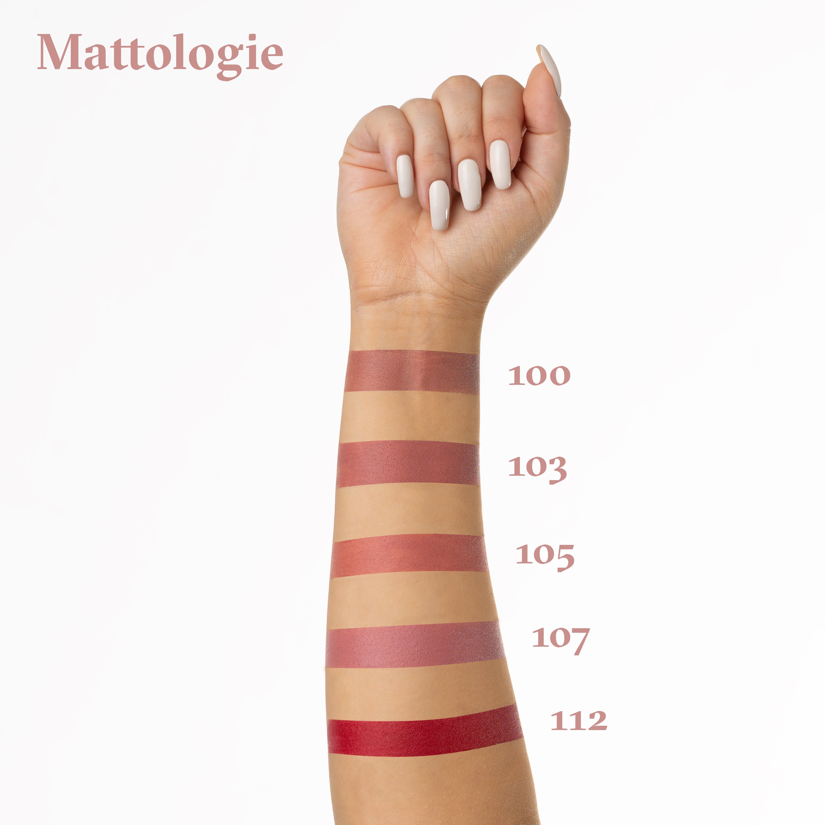 Mattologie Lipstick, 4.3g, 112 Vintage Red