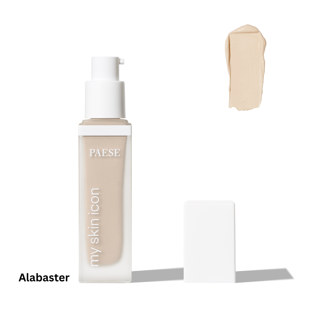 My Skin Icon Mattifying Foundation with Satin Finish, 33ml, 0N Alabaster