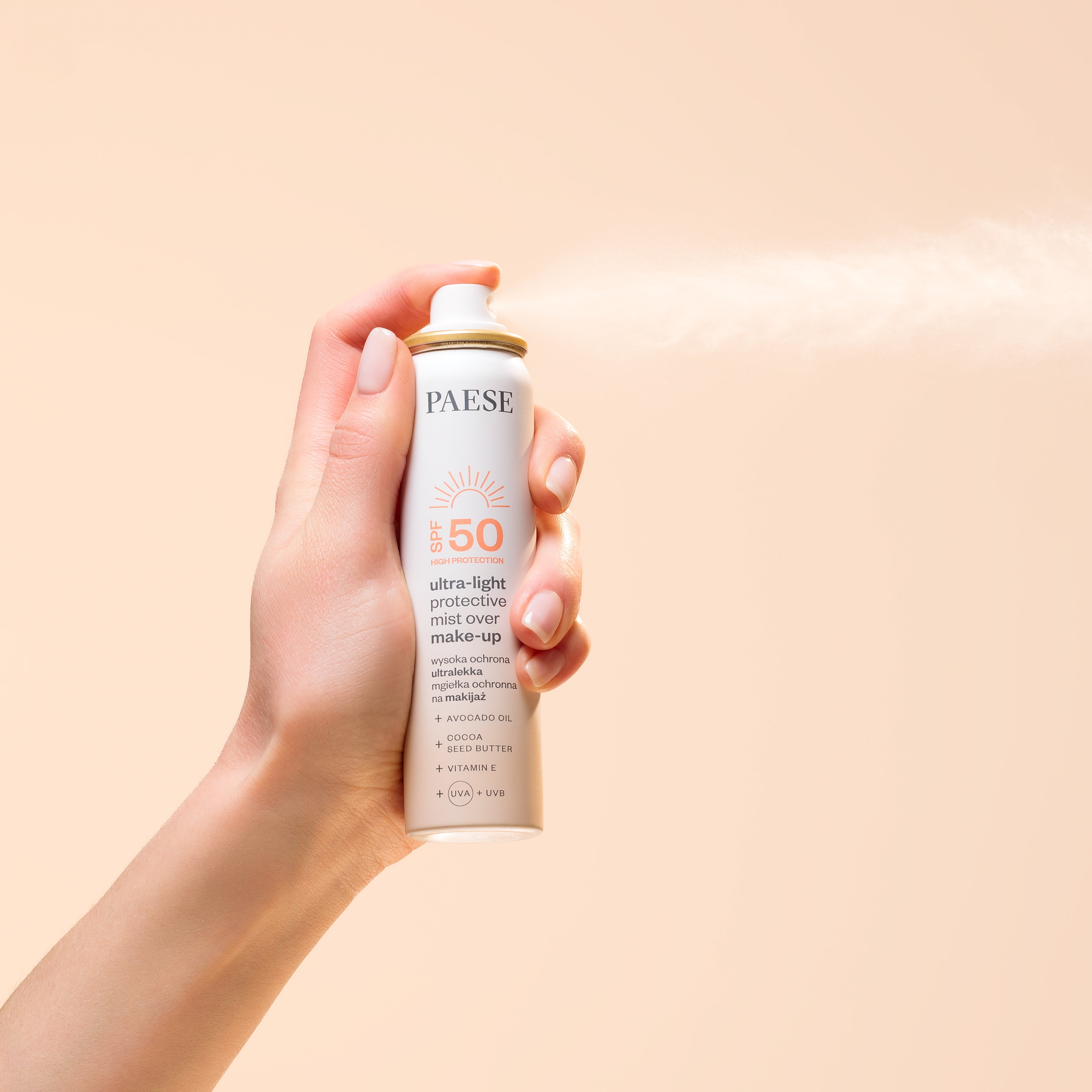 Ultra-light Protective Mist Over Make-up Spf 50, 75ml