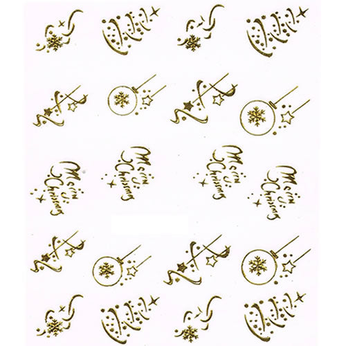 2D Nail Art One Stroke Sticker 25020