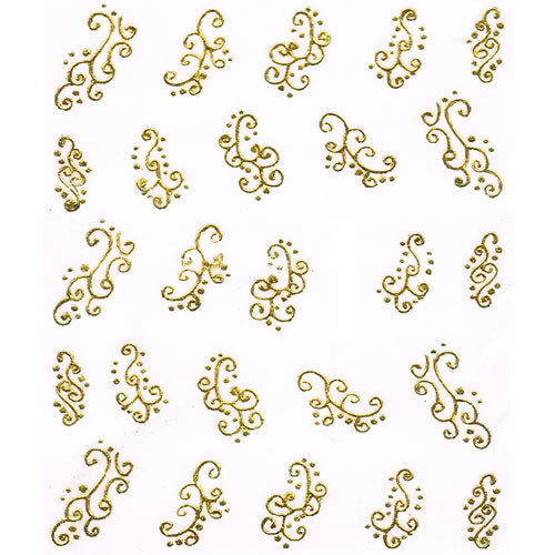 2D Nail Art One Stroke Sticker 25072