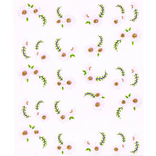 2D Nail Art One Stroke Sticker 25082