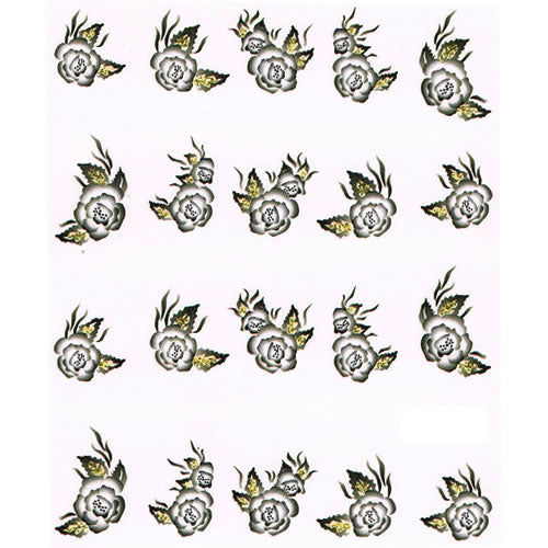 2D Nail Art One Stroke Sticker 25085