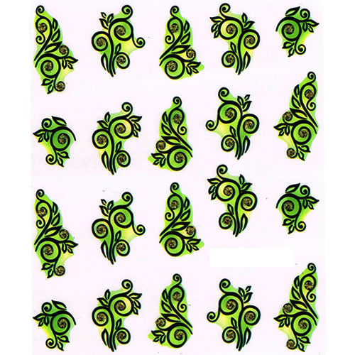 2D Nail Art One Stroke Sticker 25092