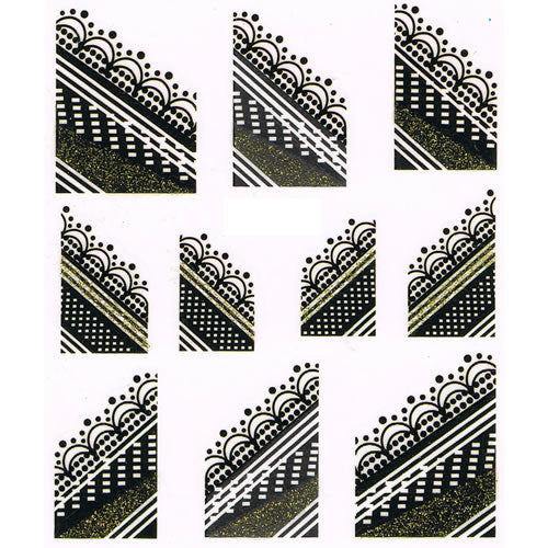 2D Nail Art One Stroke Sticker 25121