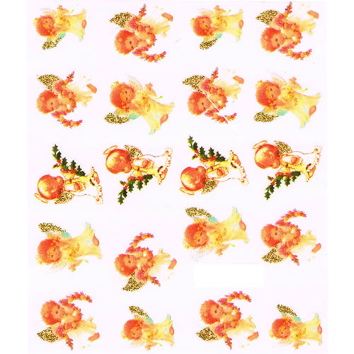 2D Nail Art One Stroke Sticker 25128