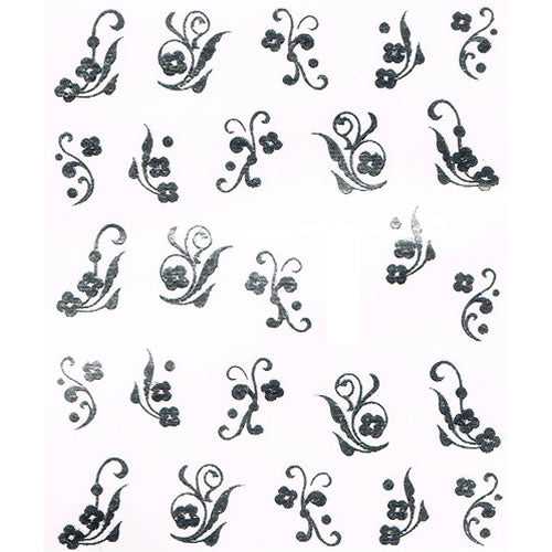 2D Nail Art One Stroke Sticker 25132