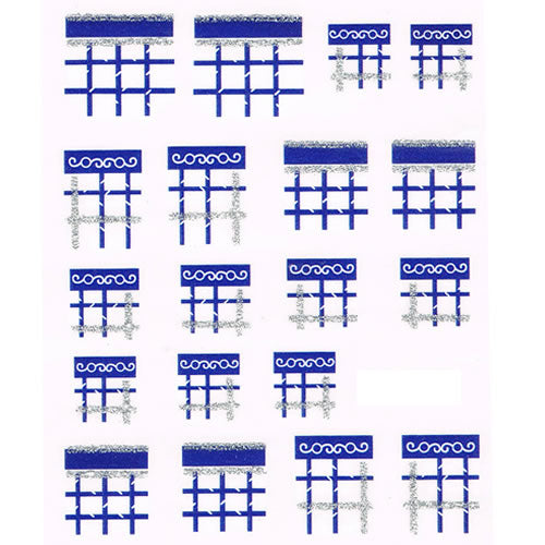 2D Nail Art One Stroke Sticker 25143