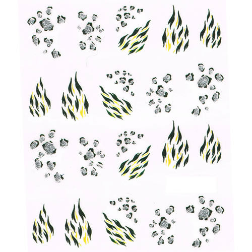 2D Nail Art One Stroke Sticker 25198