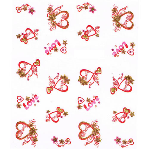 2D Nail Art One Stroke Sticker 25216