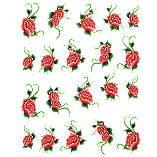 2D Nail Art One Stroke Sticker 25226