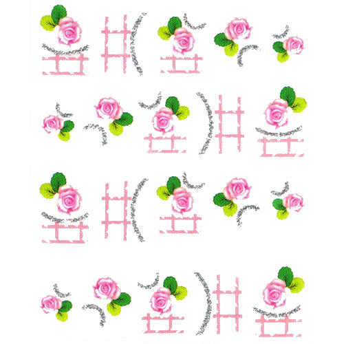 2D Nail Art One Stroke Sticker 25248