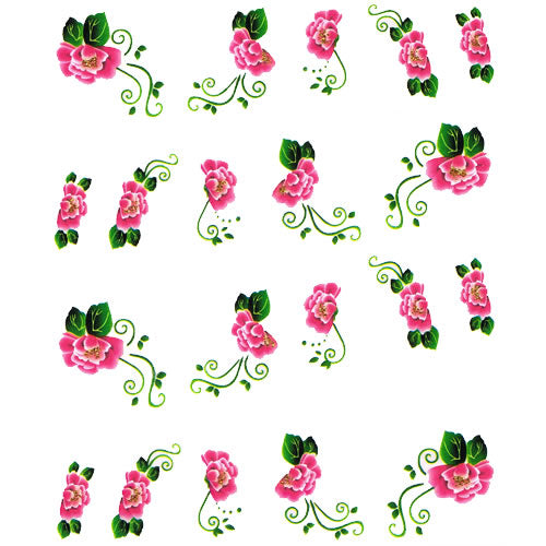 2D Nail Art One Stroke Sticker 25260